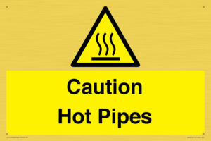 Caution Hot Pipes